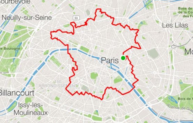 GPS drawing Carte de France