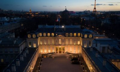 Palais de L'Elysee Paris insolite photos drone