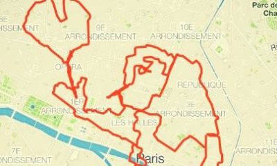 GPS drawing paris cathedrale