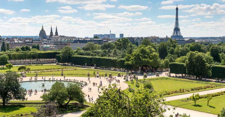 jardin des tuileries ete