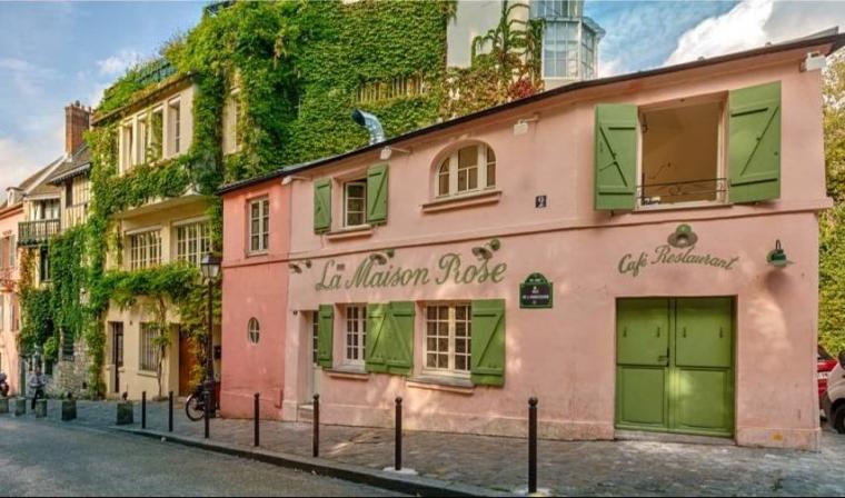La Maison Rose : l'histoire de la plus célèbre des maisons montmartroises –  Vivre Paris
