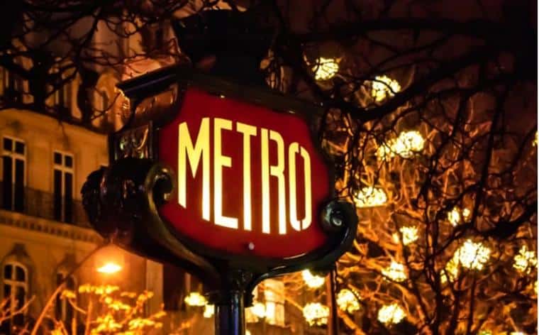 paris metro nouvel an
