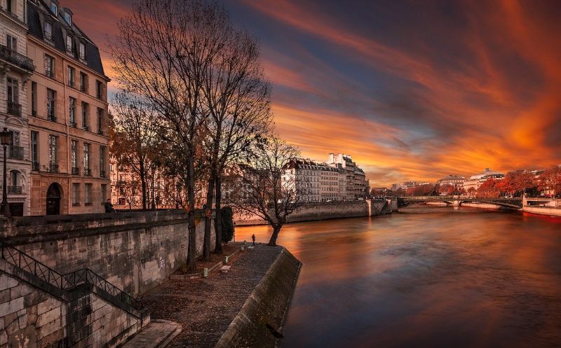 ile saint louis sunset