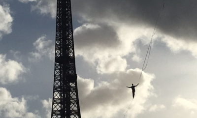 funambule tour eiffel paris