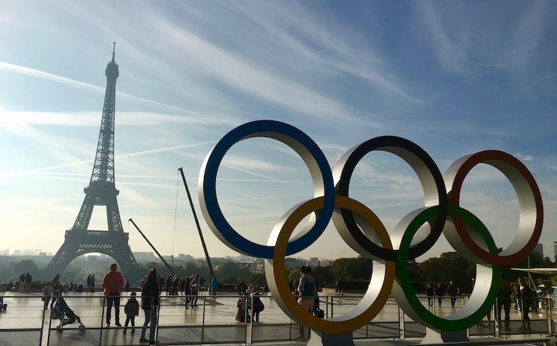 Tour Eiffel jeux olympiques