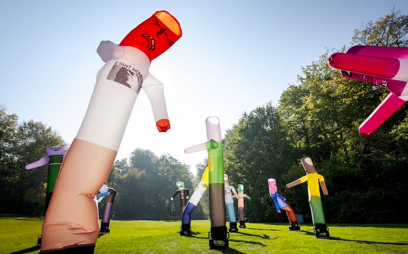 De nouvelles installations gonflables sont à découvrir gratuitement au parc de la Villette !