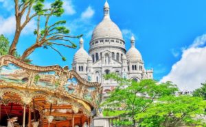 Le Quartier de Montmartre et le sacrecoeur