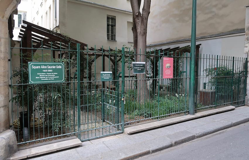 L’histoire du plus petit jardin de Paris - Vivre paris