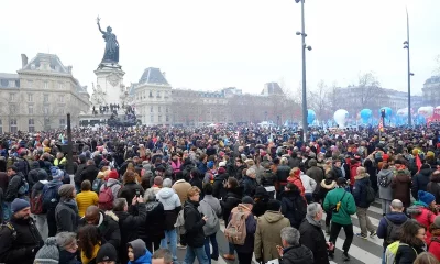 Le parcours de la manifestation à Paris © Vernerie Yann