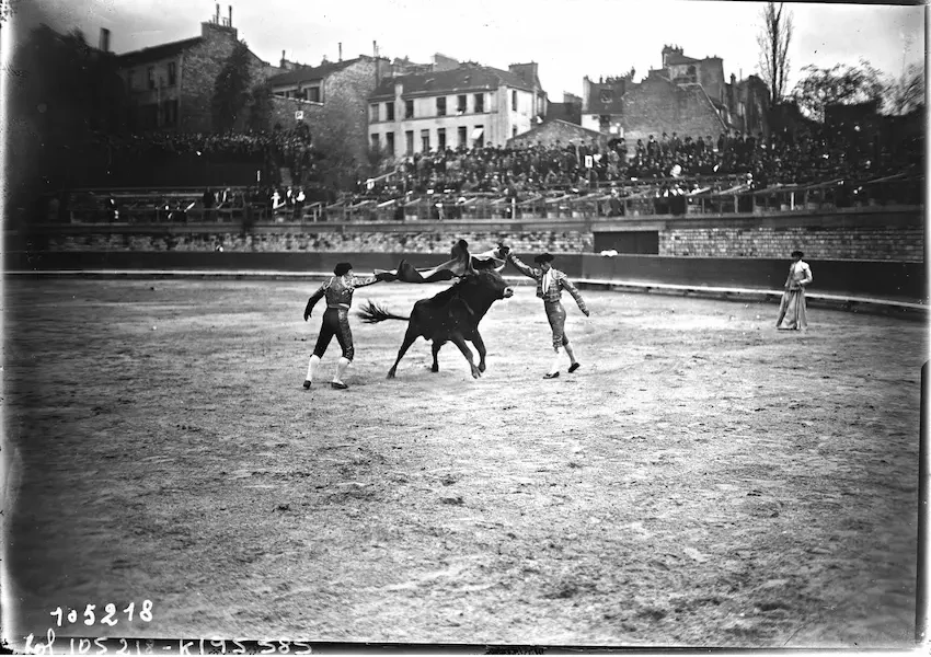 Une corrida aux arènes de Lutèce en 1925, Paris 5e, Agence Rol © Gallica - Bibliothèque Nationale de France