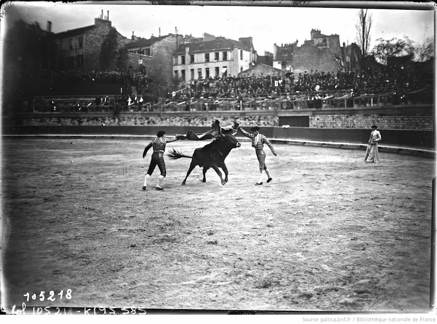 Une corrida aux arènes de Lutèce en 1925, Paris 5e, Agence Rol © Gallica - Bibliothèque Nationale de France