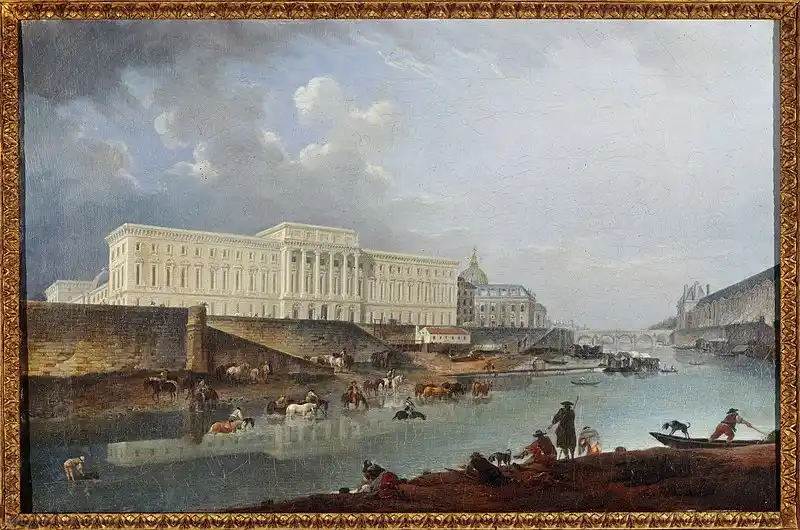 L'hôtel de la Monnaie de Paris, par Pierre-Antoine Demachy, 1777 © Musée Carnavalet