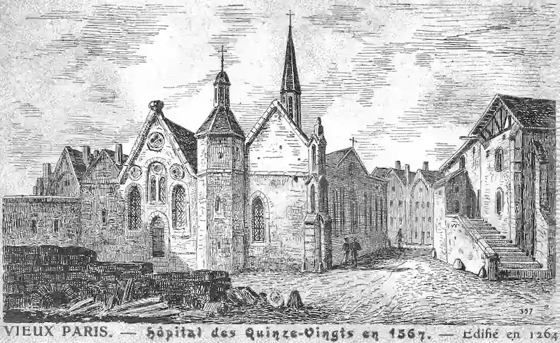 Hôpital des 15-20 en 1567 © Editions JLC