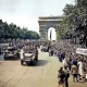 Libération de Paris sur les Champs-Elysées le 26 août 1944